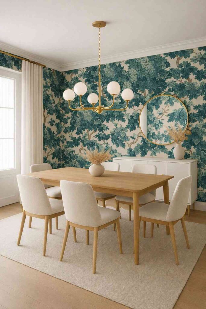 Elegant Eken Teal Dining Style