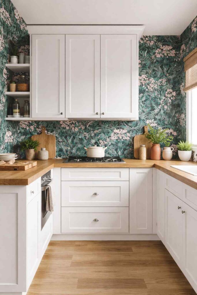 Luxury Black Wallpaper Kitchen Style