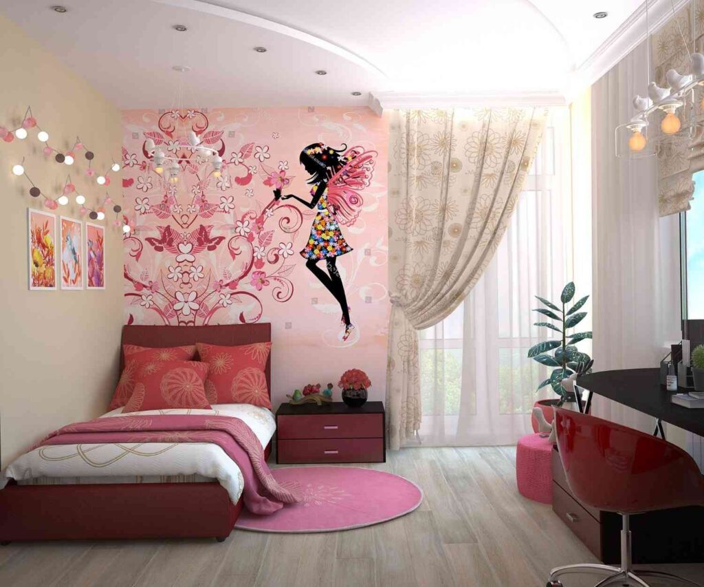 Bedroom Idea : Cute Pink Fairy Bedroom