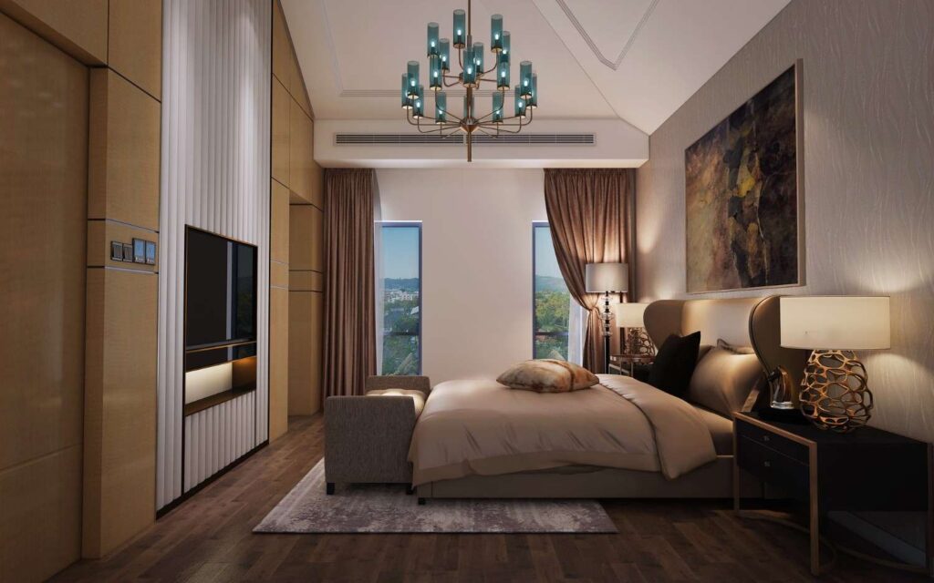Bedroom Idea : Elegant Modern Bedroom