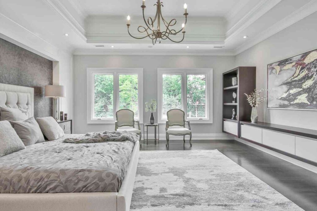 Bedroom Idea: Elegant Classic Bedroom With Soft Neutral Colors