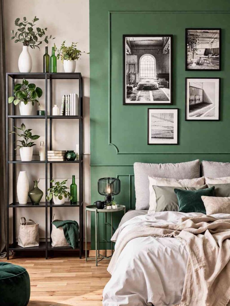 Cozy Green Bedroom