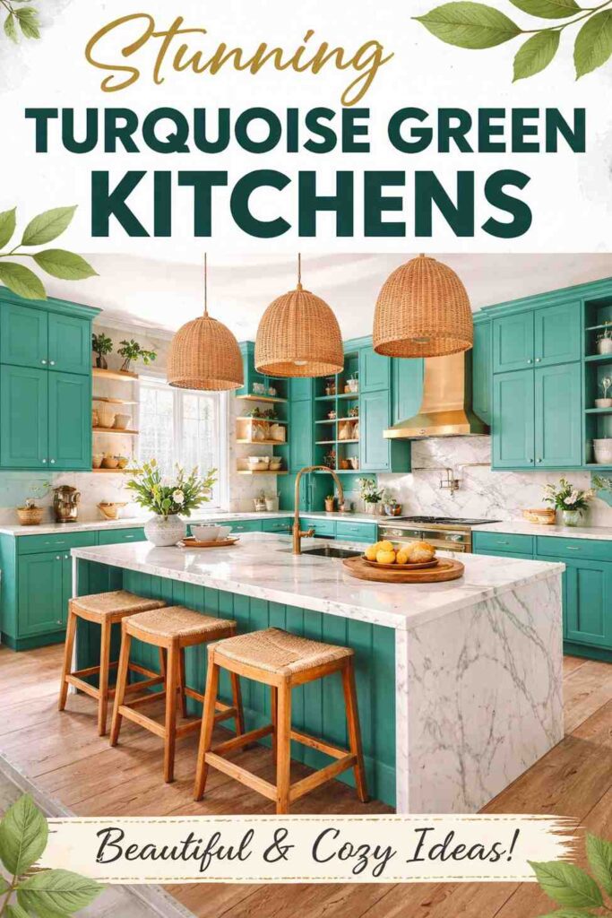 Farmhouse Green Kitchen Cabinets Ideas for a Cozy & Modern Look