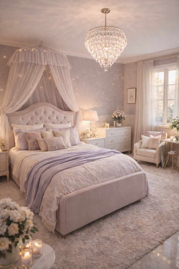 Lavender Dream Princess Bedroom