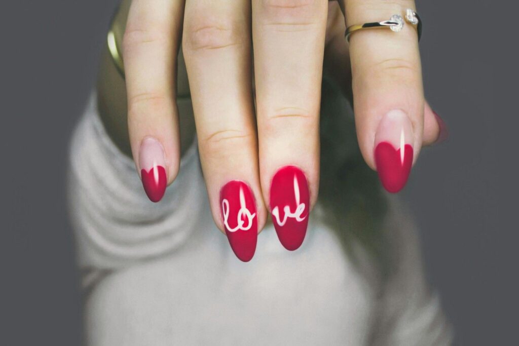Love Letter Red Nails ideas
