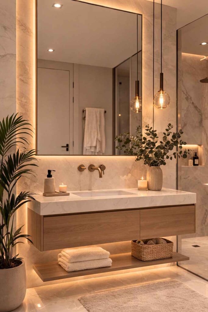 Minimalist Luxury Bathroom