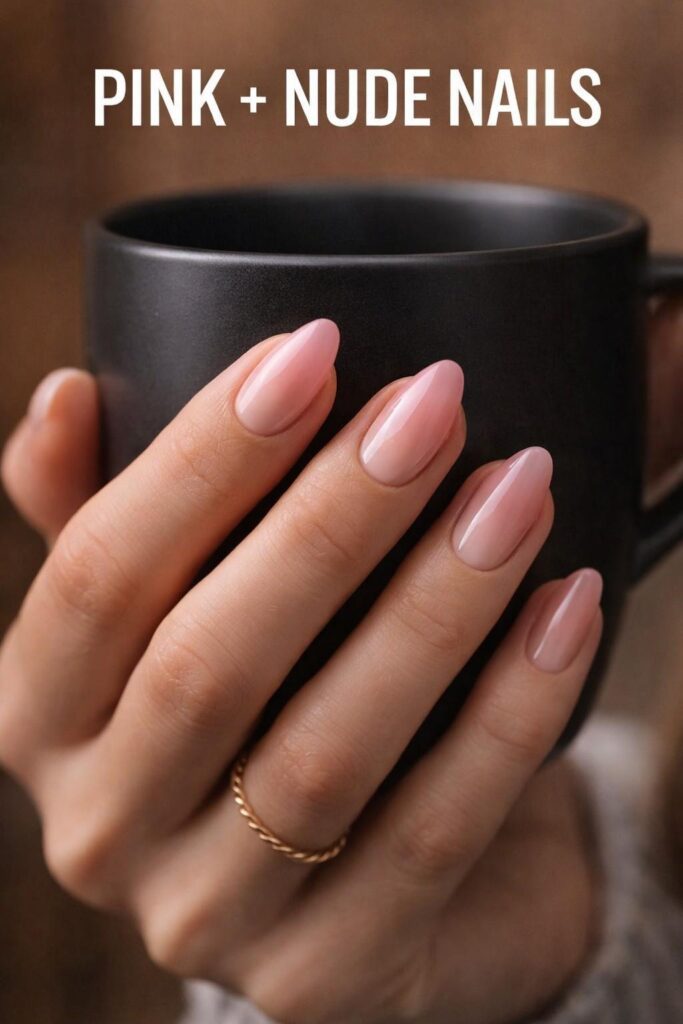 Pink and Nude Nail Ideas