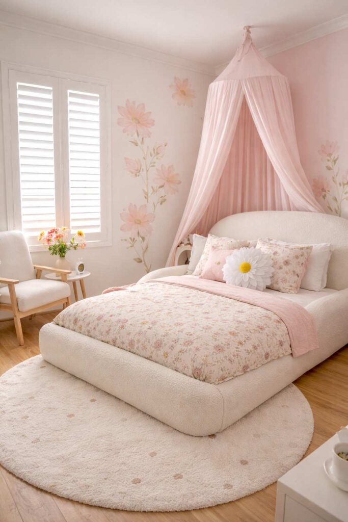 Soft Pink Princess Bedroom