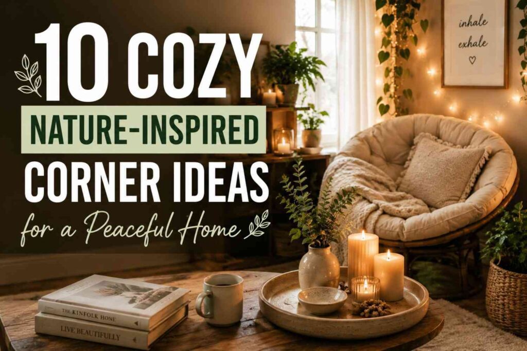 10 Cozy Nature-Inspired Corner Ideas for a Peaceful Home