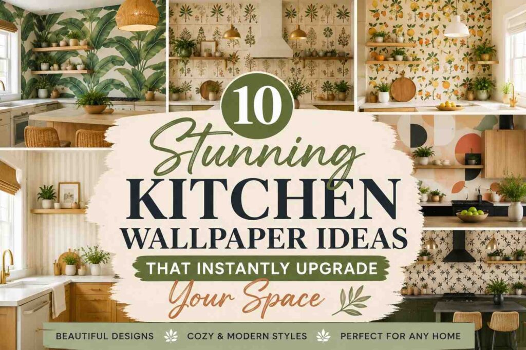 10 Stunning Kitchen Wallpaper Ideas That Instantly Upgrade Your Space