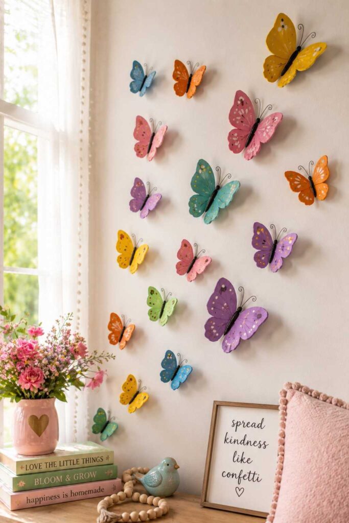 25 Genius Egg Carton Crafts That Look Surprisingly Beautiful 12 Butterfly Wall Decor