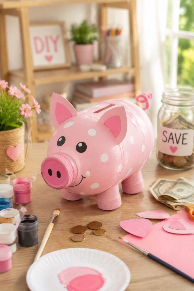 25 Genius Egg Carton Crafts That Look Surprisingly Beautiful 21 Piggy Bank Craft