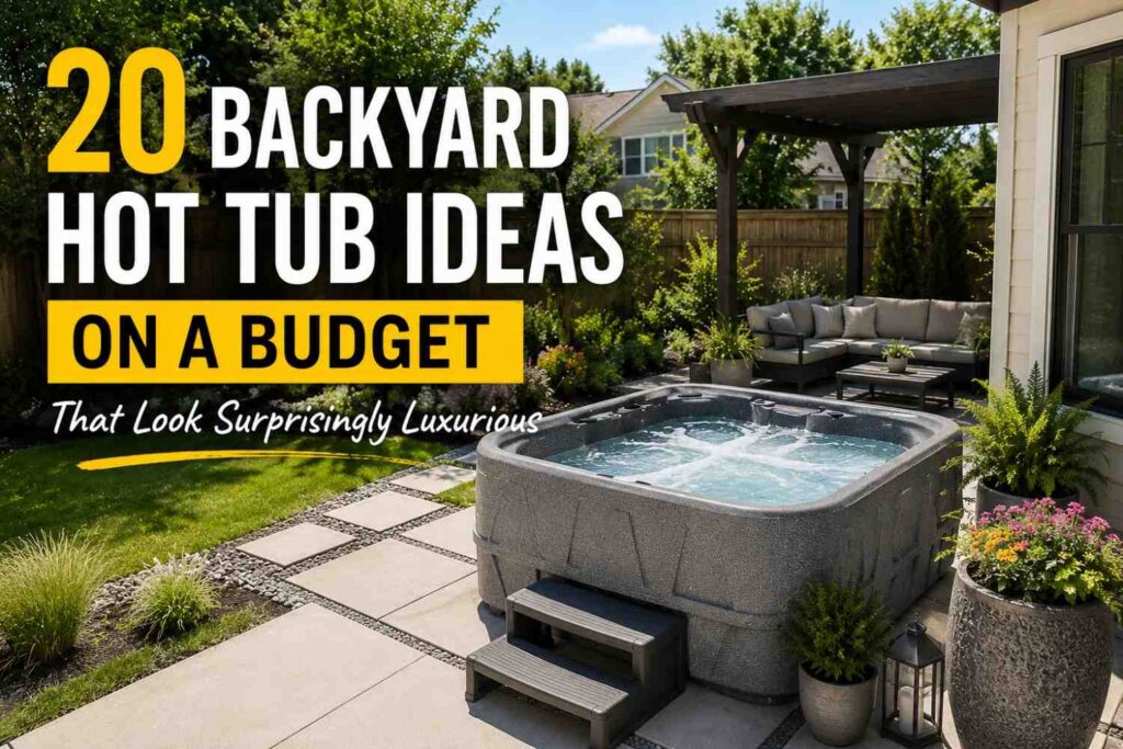 20 Backyard Hot Tub Ideas on a Budget That Look Surprisingly Luxurious