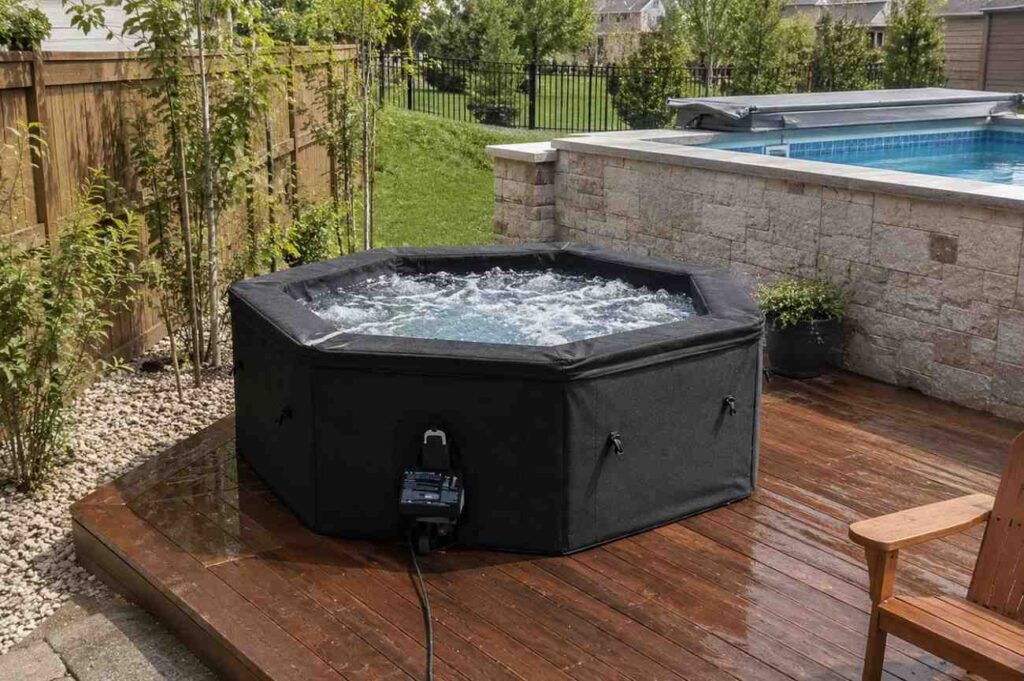 Create a Four-Season Backyard Spa with an Insulated Foam Hot Tub