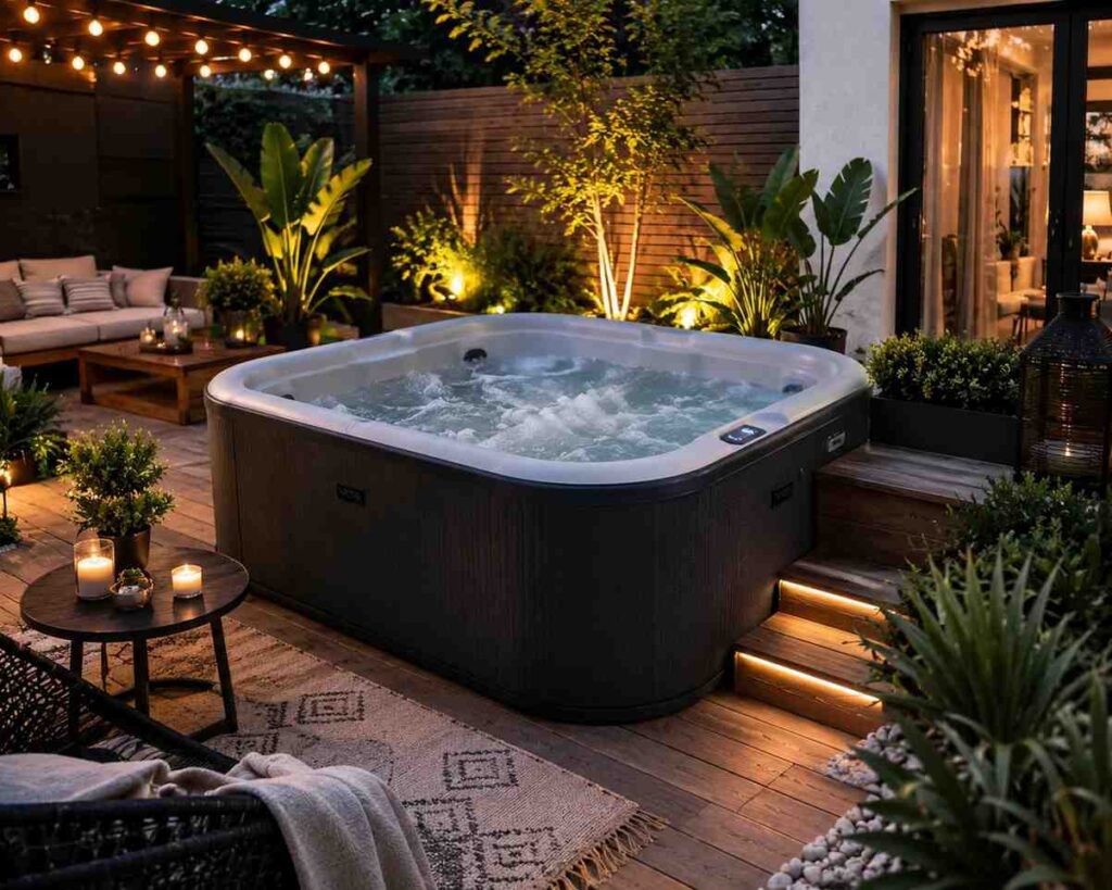 Create a Luxury Backyard Spa with an Energy-Efficient Inflatable Hot Tub