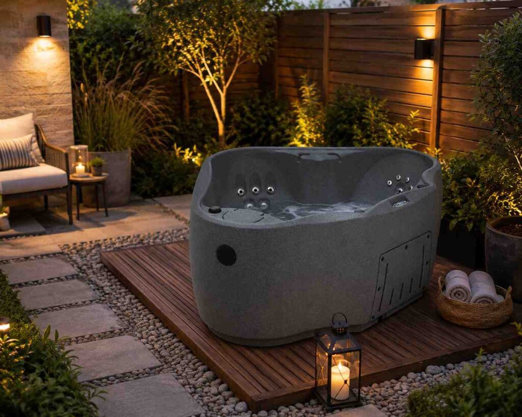 Create an Intimate Backyard Spa with a Premium 2-Person Hot Tub