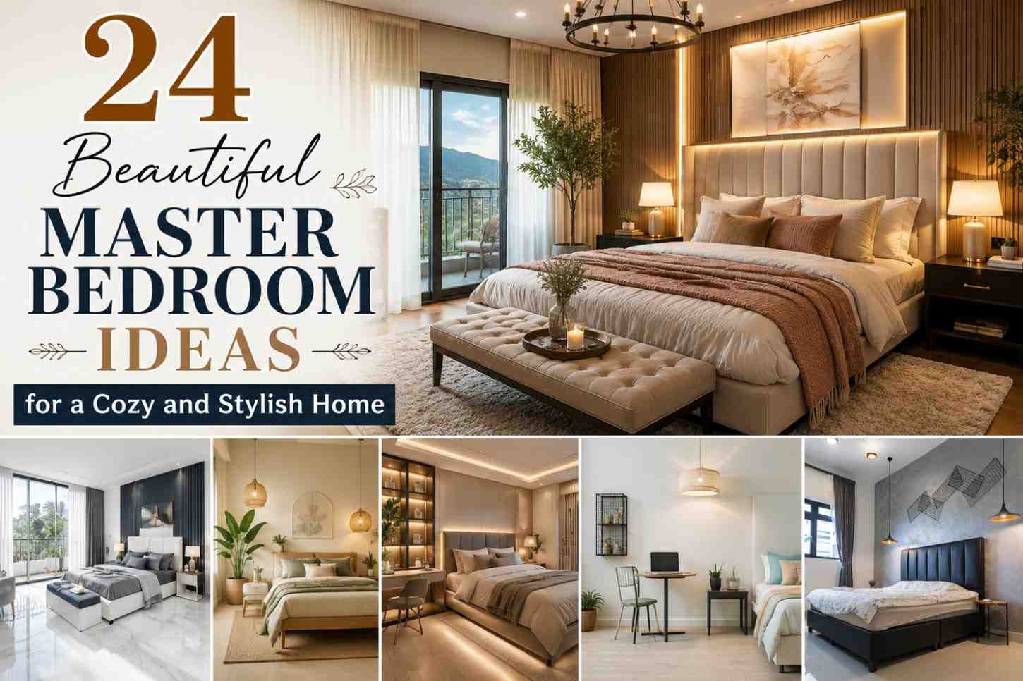 24 Beautiful Master Bedroom Ideas for a Cozy and Stylish Home