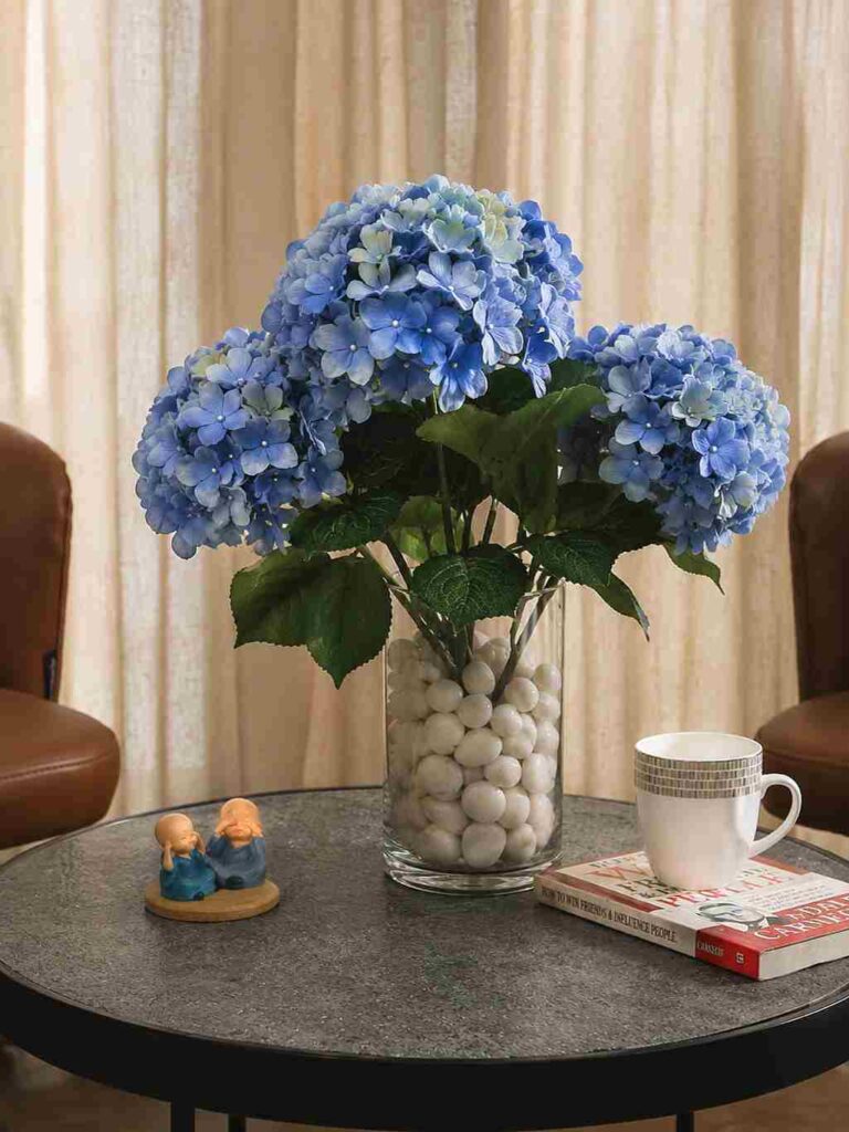 Blue Hydrangea Egg Carton Flower Blue Hydrangea Egg Carton Flower