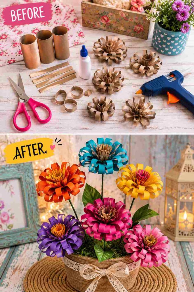 Cheerful Paper Zinnia Bouquet Cheerful Paper Zinnia Bouquet