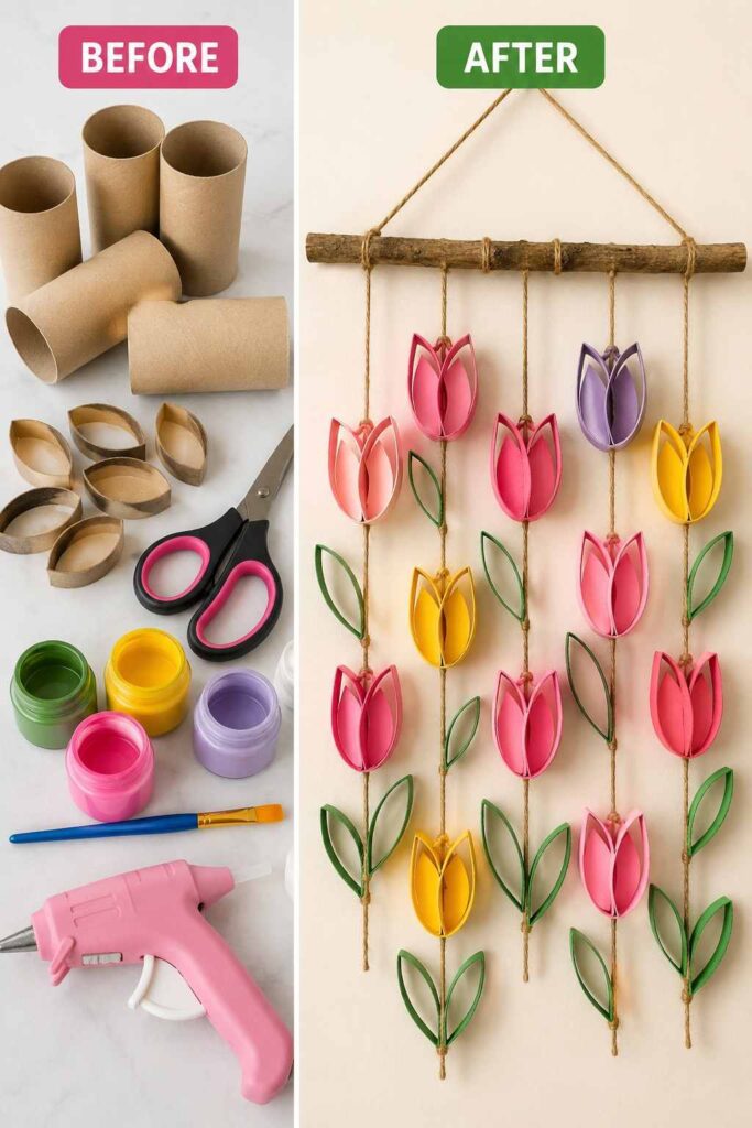 Colorful Tulip Wall Hanging Colorful Tulip Wall Hanging
