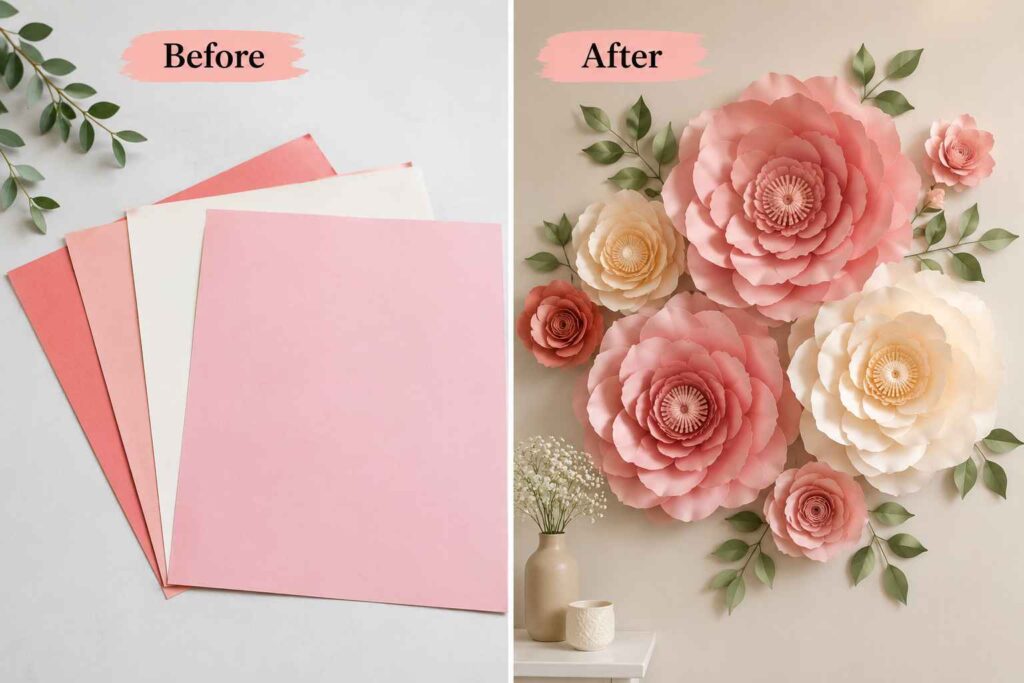 Paper → Elegant Giant Wall Flowers Paper → Elegant Giant Wall Flowers