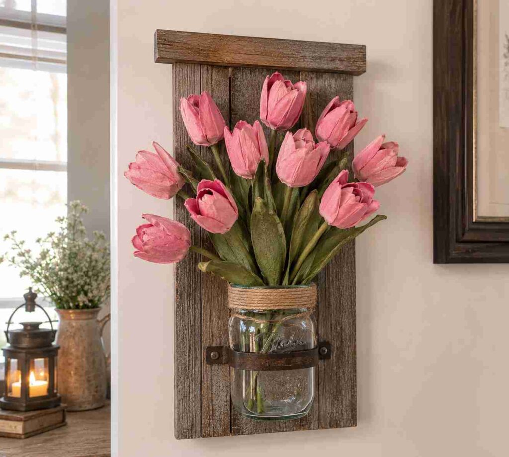 Pink Tulip Egg Carton Wall Decor Pink Tulip Egg Carton Wall Decor