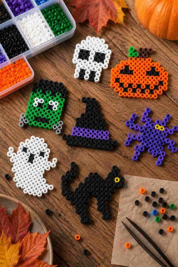 Halloween Perler Bead Halloween Perler Bead Jack-O'-Lantern