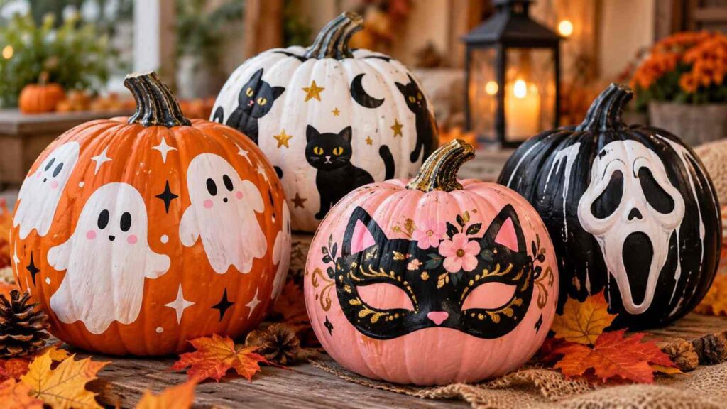 Easy Pumpkin Painting Ideas That Look Beautiful