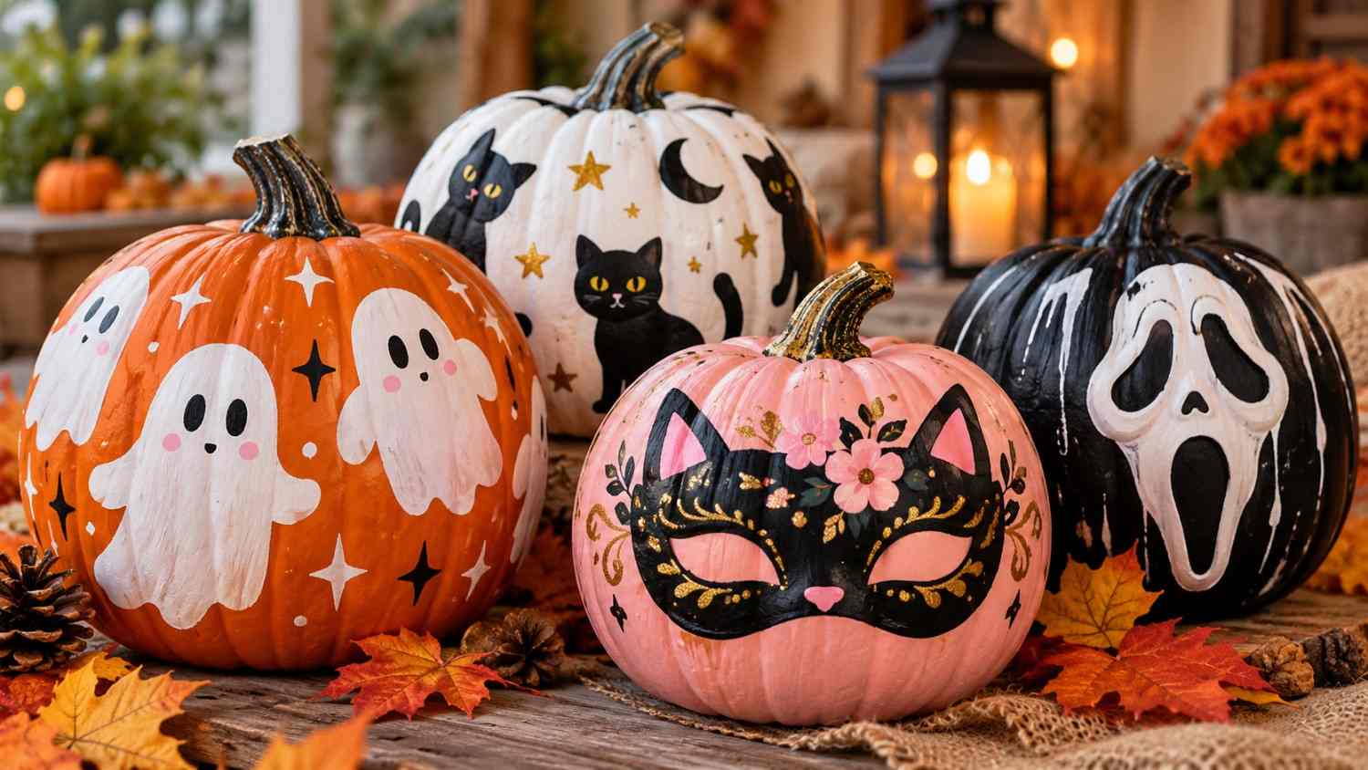 Easy Pumpkin Painting Ideas That Look Beautiful